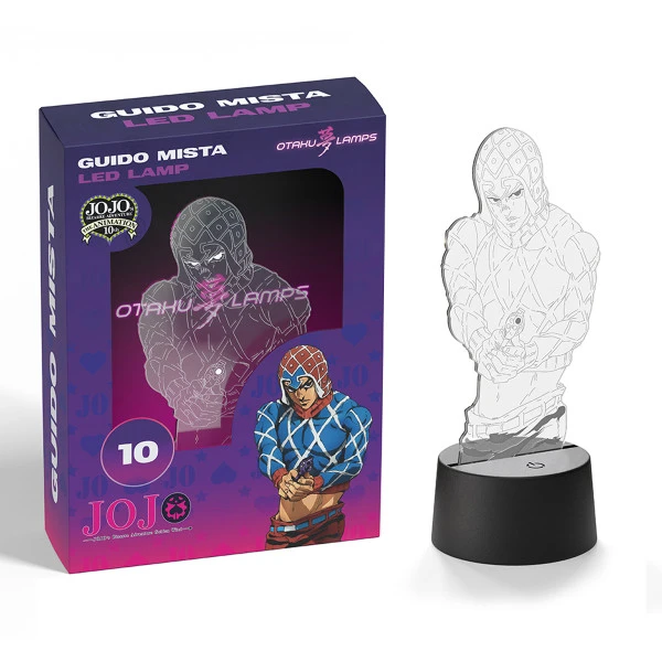 OTAKU LAMPS Guido Mista JoJo's Bizarre Adventure Otaku Lamp 4 OTAKU LAMPS Guido Mista JoJo's Bizarre Adventure Otaku Lamp - Image 2