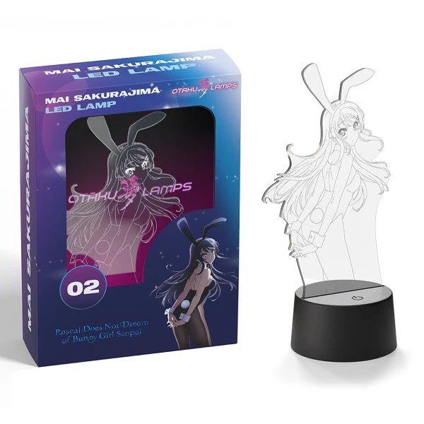 OTAKU LAMPS Mai Sakurajima In Bunny Girl Costume Rascal Does Not Dream Of Bunny Girl Senpai Otaku Lamp 4 OTAKU LAMPS Mai Sakurajima In Bunny Girl Costume Rascal Does Not Dream Of Bunny Girl Senpai Otaku Lamp - Image 2