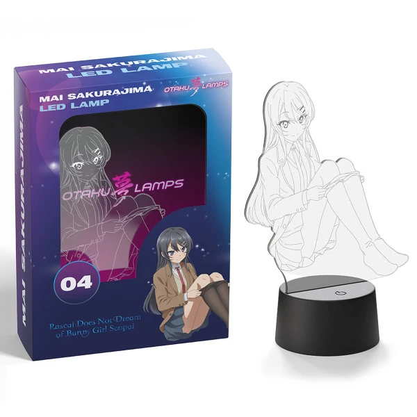 OTAKU LAMPS Mai Sakurajima In School Uniform Rascal Does Not Dream Of Bunny Girl Senpai Otaku Lamp 4 OTAKU LAMPS Mai Sakurajima In School Uniform Rascal Does Not Dream Of Bunny Girl Senpai Otaku Lamp - Image 2